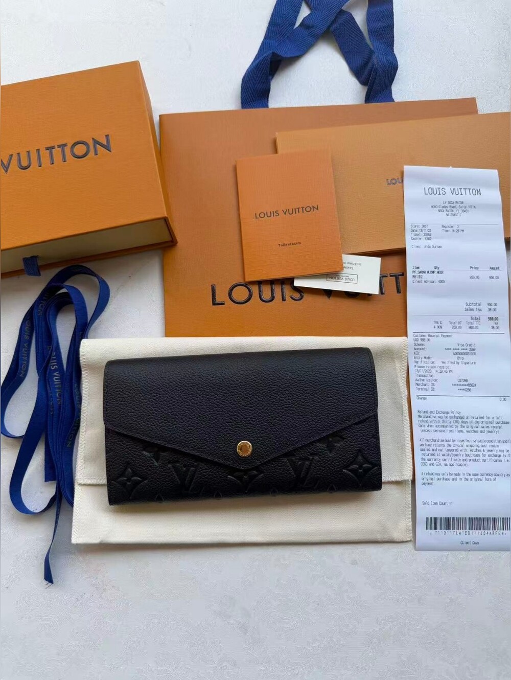 Louis Vuitton Sarah Wallet